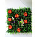 Artificial PE material decoration grass carpet with ladybugs and flowers